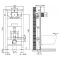 Комплект подвесной унитаз Art&Max Bianchi AM9311CHR/SC + система инсталляции Jacob Delafon E5504-NF + E4316-00 - 5
