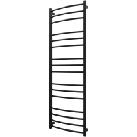 Полотенцесушитель водяной Grota Eco Calma 4650186710277 1500x530, черный матовый