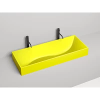 Раковина-чаша Salini S-Stone Sonata 1401201MF 119,5x45 см, накладная, покраска по RAL матовый полностью