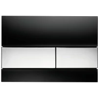 Кнопка смыва Tece TECEsquare 9240807 для инсталляции, черный/хром