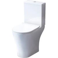 Унитаз-компакт Damixa Sirius DX86C8600SC безободковый, с сиденьем микролифт, белый