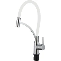 Смеситель для кухни Fmark FS8244A-02 хром/белый