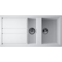 Кухонная мойка Omoikiri Artceramic Kitagawa 100-2-WH 4993803 100x51 см, белый