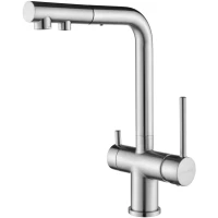 Смеситель для кухни с подключением к фильтру Paulmark Serpentine Se213222-NI