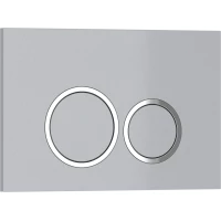 Кнопка смыва Iberica Blanca Esti-O IB.B082.004.000 для инсталляции, матовый хром/хром/матовый хром