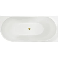 Акриловая ванна Royal Bath Riva RB610311R-GD 170x78 см R, угловая, белый
