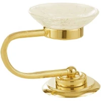 Мыльница Boheme Murano 10910-G настольная, золотой