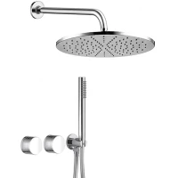 Душевой комплект Feramolli Amos CL738-12 300 мм, CoolStart, со смесителем, хром