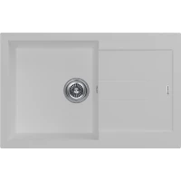 Кухонная мойка KuchenStern a-Granit Plat 50 206WH20 78x50 см, белый