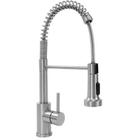 Смеситель для кухни Rea Colin REA-B0417 с гибким изливом, никель матовый