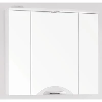 Зеркальный шкаф 76x71,8 см белый глянец Style Line Жасмин-2 ЛС-00000217