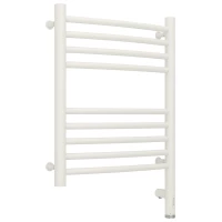 Полотенцесушитель электрический 500x400 белый матовый МЭМ правый, перемычка выгнутая Сунержа Богема 3.0 30-5803-5040