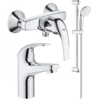 Комплект смесителей Grohe BauCurve 23631000 + 32848000 + 27924001