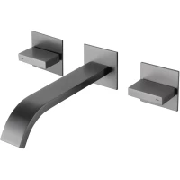 Смеситель для раковины Abber Wasserfall AF8612NG встраиваемый, никель