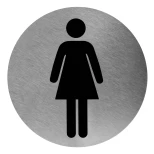 Изображение товара табличка информационная "женский туалет" mediclinics ps0002cs