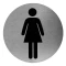 Табличка информационная "женский туалет" Mediclinics PS0002CS - 1
