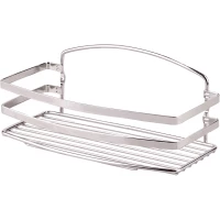 Полка для ванной Tekno-tel BK084SSS 25 см, серебро 
