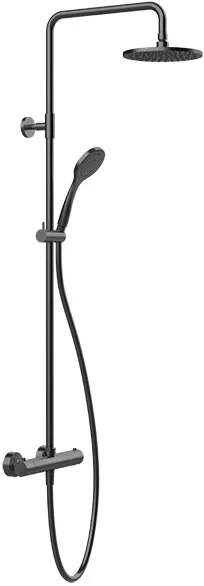 

Душевая система Gessi Emporio 35181#299 201,5 мм, с термостатом, черный матовый