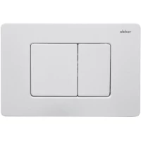 Кнопка смыва Abber AC0120MW для инсталляции, белый матовый