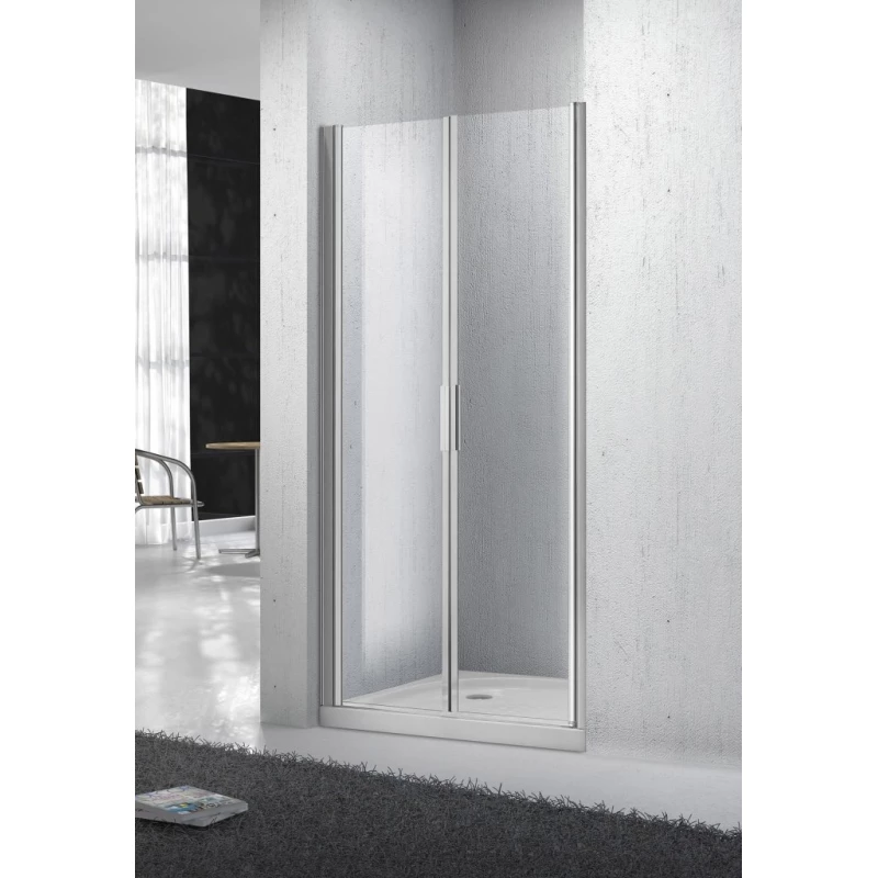 Душевая дверь распашная BelBagno Sela 60 см прозрачное стекло SELA-B-2-60-C-Cr