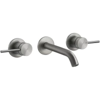 Смеситель для раковины Gessi Gessi316 54292#239 встраиваемый, без донного клапана, нержавеющая сталь