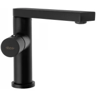 Смеситель для раковины Rea Tap REA-B2008 без донного клапана, черный матовый