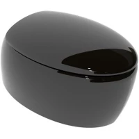 Унитаз подвесной GSG Touch TOWCSOSC002 безободковый, черный глянец