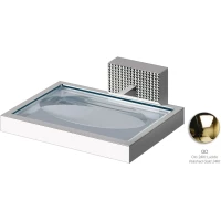 Мыльница Cezares Prizma PRIZMA-SODD-03/24 настенная, золотой