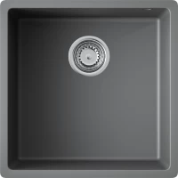 Кухонная мойка Omoikiri Tetogranit Bosen 44-U-PL 4997007 44x44 см, платина