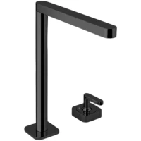 Смеситель для раковины Webert Living LV830702560 без донного клапана, черный матовый