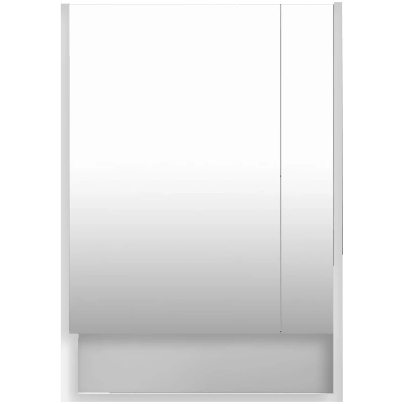 Зеркальный шкаф 80x85 см белый L/R Viant Мальта VMAL80BEL-ZSH