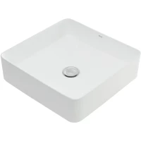 Раковина-чаша AQUAme AQM5008 40x40 см, накладная, белый глянец