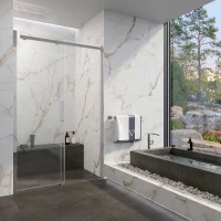 Душевая дверь Veconi Vianno  VN70CH-160-01-C4 160 см, профиль хром, стекло прозрачное