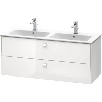 Тумба белый глянец 129 см Duravit Brioso BR410502222