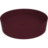 Раковина-чаша Creavit Loop LP145-00BR00E-0000 45x45 см, накладная, бордовый матовый