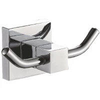 Крючок Haiba HB8605-2 двойной, для ванны, хром
