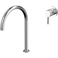 Смеситель для раковины Whitecross Y Y1219NIB встраиваемый, без донного клапана, никель матовый