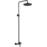 Душевая система Fmark FS8205H 200 мм, со смесителем, черный матовый