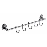 Планка с крючками Elghansa Worringen WRG-650 для ванны, хром