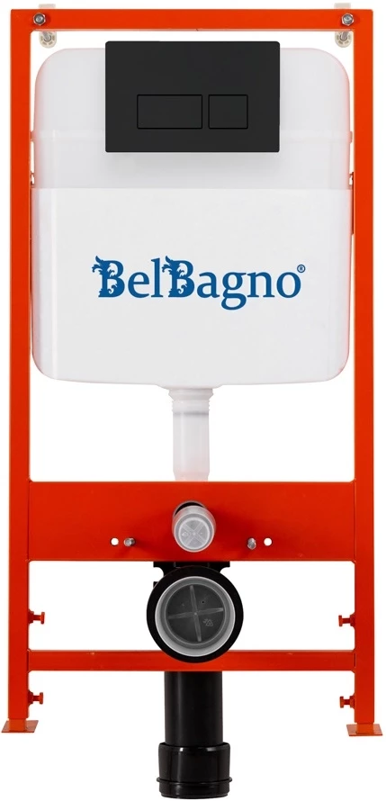 Монтажный элемент для подвесного унитаза BelBagno BB026 + BB044NERO