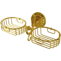 Полка для ванной Migliore Versailles 32641 35,3 см, двойная, золотой