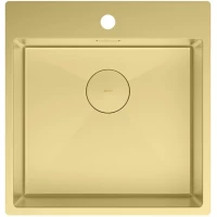 Кухонная мойка Lemark Janga 490 9938106 49x51 см, светлое золото