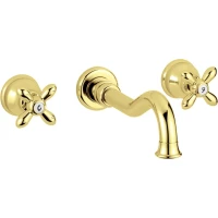 Смеситель для раковины Migliore Princeton Plus ML.PRP-8069.DO встраиваемый, золотой