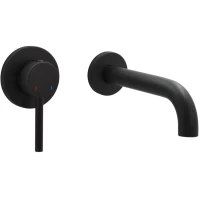 Смеситель для раковины Bronze De Luxe Scandi 14511B встраиваемый, черный матовый