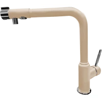 Смеситель для кухни GranFest 7671 с подключением к фильтру, топаз