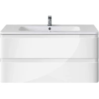 Тумба под раковину Vincea Alba VMC-1A100LW 99,4 см, подвесная, белый глянец