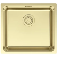 Кухонная мойка Paulmark Yuni YU49-LG 49x44 см, светлое золото