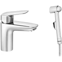 Смеситель для раковины Santek Таос WH5A08009C001 с гигиеническим душем, хром