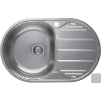 Кухонная мойка декоративная сталь Longran Eclipse ELL780.500 -GT8P 2L