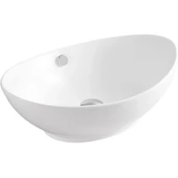 Раковина-чаша CeramaLux 9019 59x38,5 см, накладная, белый